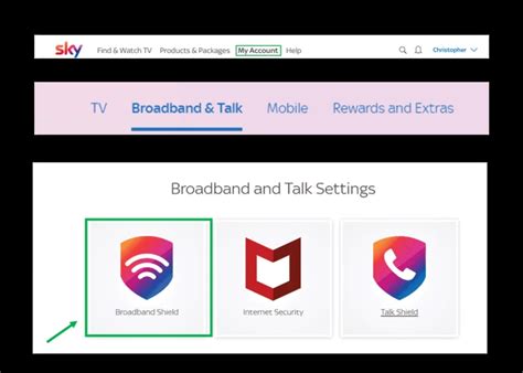 how to access sky shield|How to use Sky Broadband Shield .